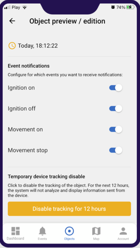 screenshot of Floomli GPS